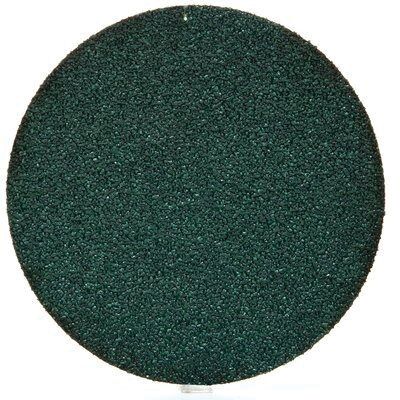 Green Corps™ 00516 255U Series Abrasive Disc, 6 in Dia, 36 Grit, Hook and Loop, Green