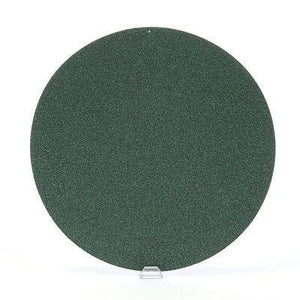 Green Corps™ 00521 255U Series Abrasive Disc, 8 in Dia, 80 Grit, Hook and Loop, Green