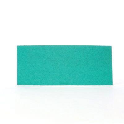 Green Corps™ 02225 246U Series Abrasive Sheet, 3.667 in W x 9 in L, 80 Grit, Coarse Grade, Green, Dry