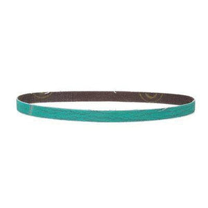 Green Corps™ 36516 Abrasive File Belt, 1/2 in W x 18 in L, 40 Grit, Green