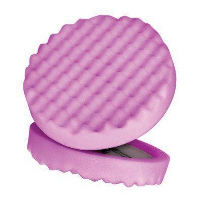 Perfect-It™ 33037 1-Step Single Sided Finishing Pad, 8 in Dia, Hook and Loop Attachment, Foam Pad, Purple