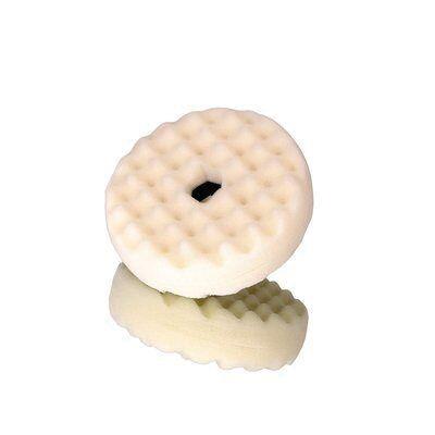 Perfect-It™ 33284 Double Sided Compounding Pad, 6 in Dia, Quick Connect Attachment, Foam Pad, White