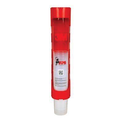 PPS™ 16219 Liner Dispenser, Red, Use With: Large, Midi, Mini, Standard Cup Lids