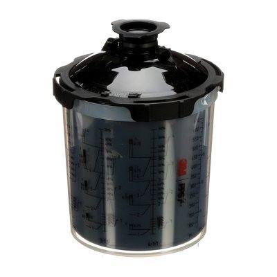 PPS™ 20730 Series 2.0 Standard Spray Cup System UV Kit, 650 mL, Black, Use With: Accuspray™ Spray Gun