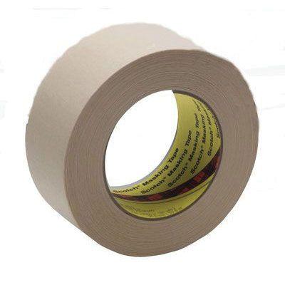 Scotch® 06340 233 Series Automotive Refinish Masking Tape, 55 m x 48 mm, Tan