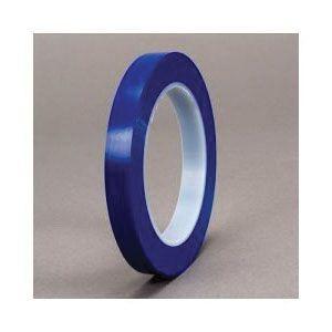 Scotch® 06408 471+ Series Fine Line Masking Tape, 36 yd x 1/2 in, 5.3 mil THK, Indigo