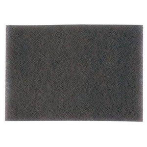 Scotch-Brite™ 07448 Non-Woven Hand Pad, 6 in W x 9 in L, 600 to 1000 Grit, S Ultra Fine Grade, Gray