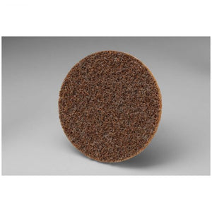 Scotch-Brite™ 07485 No Hole Non-Woven Surface Conditioning Disc, 3 in Dia, Coarse Grade, Aluminum Oxide Abrasive