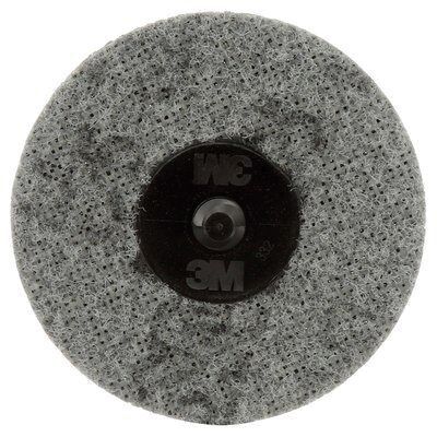 Scotch-Brite™ 07514 SC-DR Series No-Hole Surface Conditioning Disc, 3 in, Super Fine Grade, Silicon Carbide, Gray