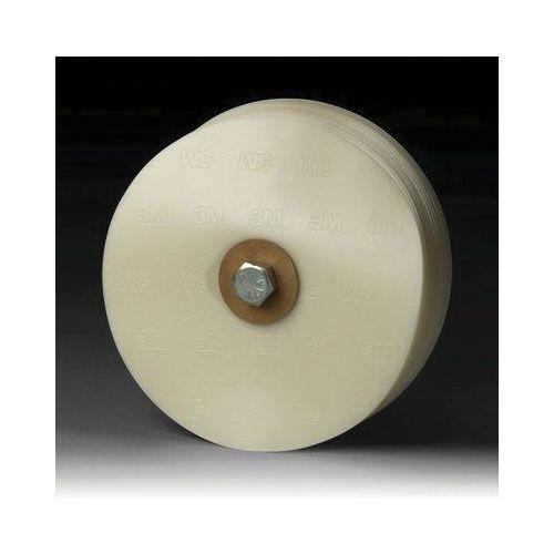 Scotch-Brite™ 07517 Large Area Stripe Removal Disc, 8 in Dia x 5/8 in THK Wheel, 3000 rpm, PVC, White