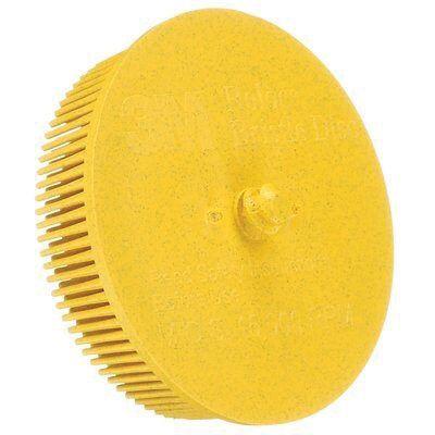 Scotch-Brite™ 07527 Straight Bristle Disc, 3 in Dia, 80 Grit, Medium Grade, Aluminum Oxide