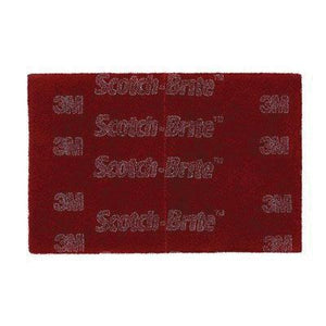 Scotch-Brite™ 64926 Non-Woven Hand Pad, 6 in W x 9 in L, A Very Fine Grade, Maroon