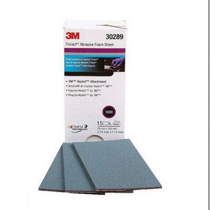 Trizact™ 30289 Abrasive Sheet, 2-3/4 in W x 5-1/2 in L, 5000 Grit, Fine Grade, Silicon Carbide Abrasive, Wet/Dry
