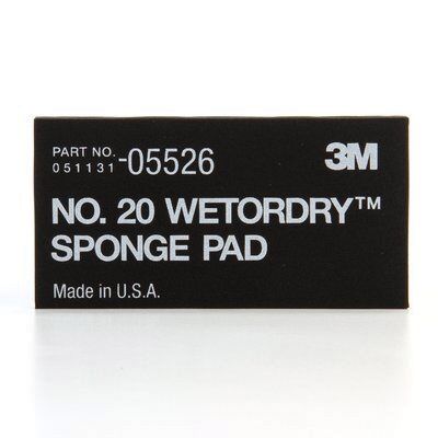 Wetordry™ 05526 Sponge Pad, 5-1/2 in L x 2-3/4 in W