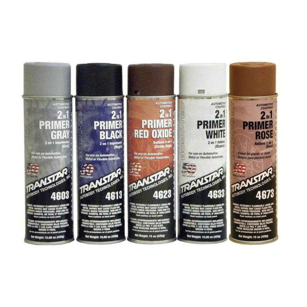 Transtar 2-in-1 Black Primer Aerosol